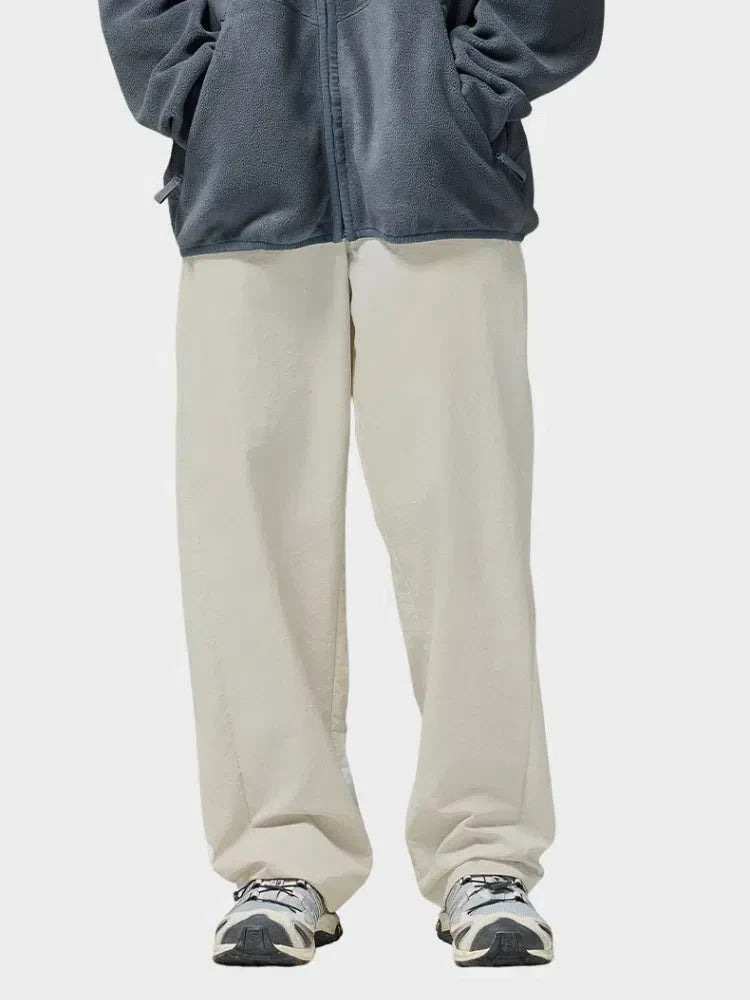 LOOSE-FITTING KHAKI TROUSERS QUICK DRY SPORTIVE