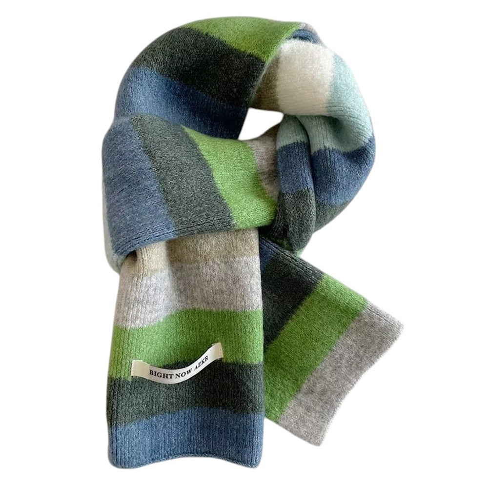 RAINBOW STRIPED SCARF INDIE KID SCARF