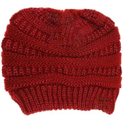 Metallic Beanie Tail C.C Beanie
