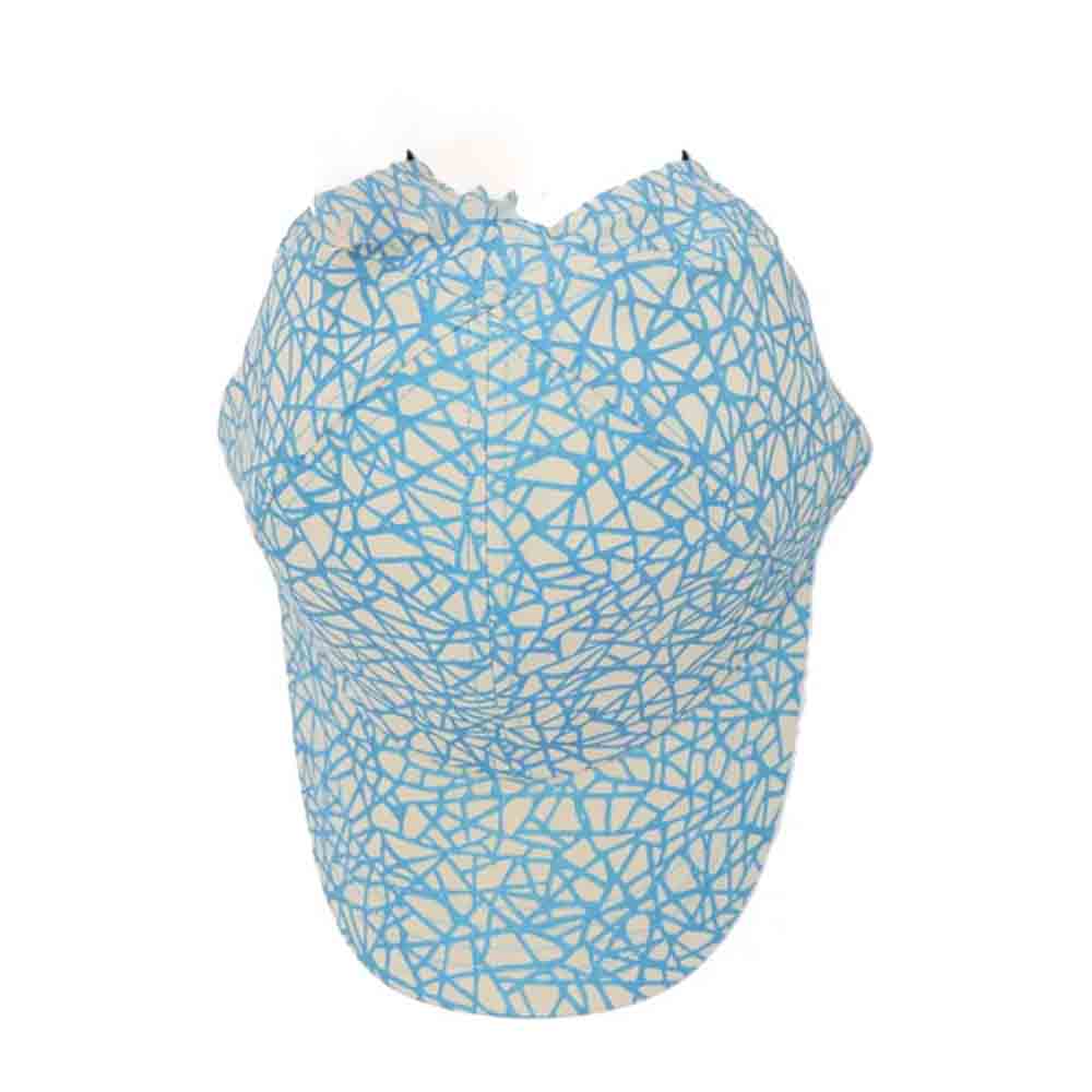 Reflective Geometric Print Athleisure C.C High Pony Ball Cap