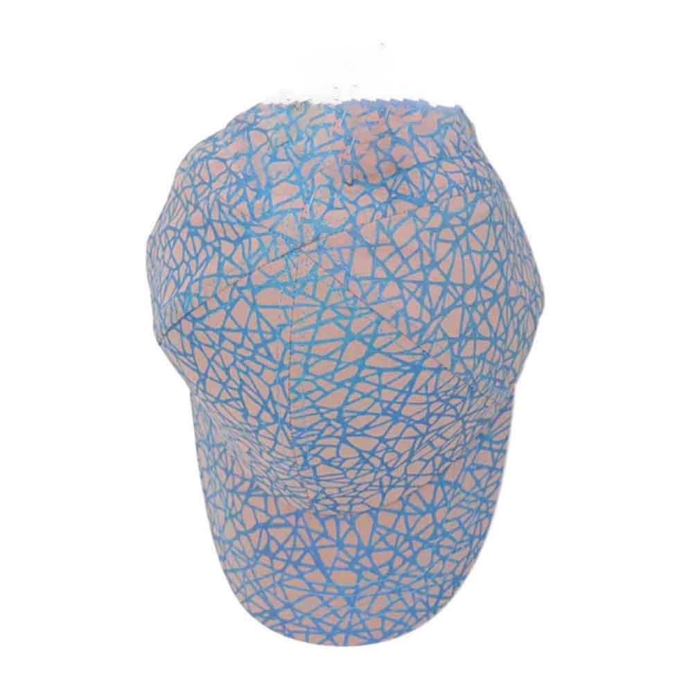 Reflective Geometric Print Athleisure C.C High Pony Ball Cap