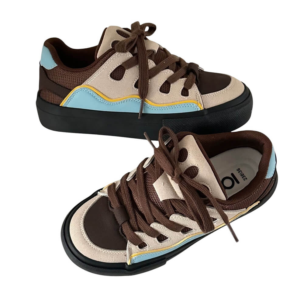 RETRO WAVE SKATER SNEAKERS