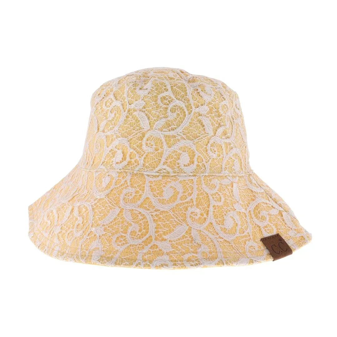 Reversible Lace C.C Bucket Hat