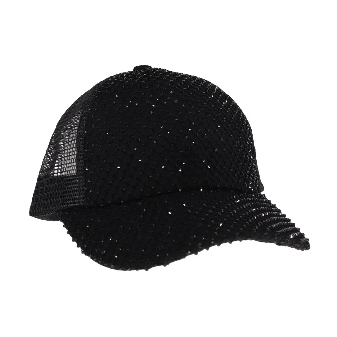 Rhinestone Adorned C.C Ball Cap
