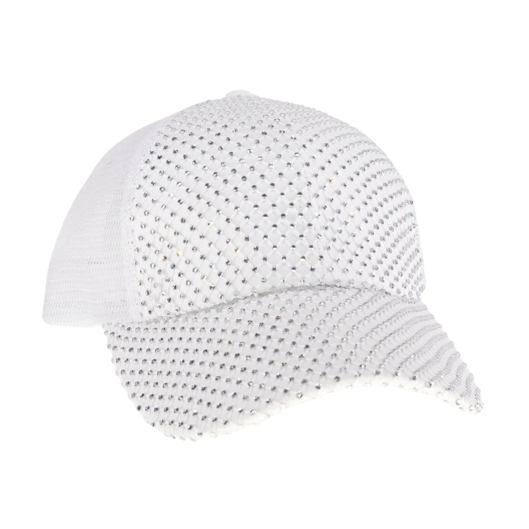 Rhinestone Adorned C.C Ball Cap