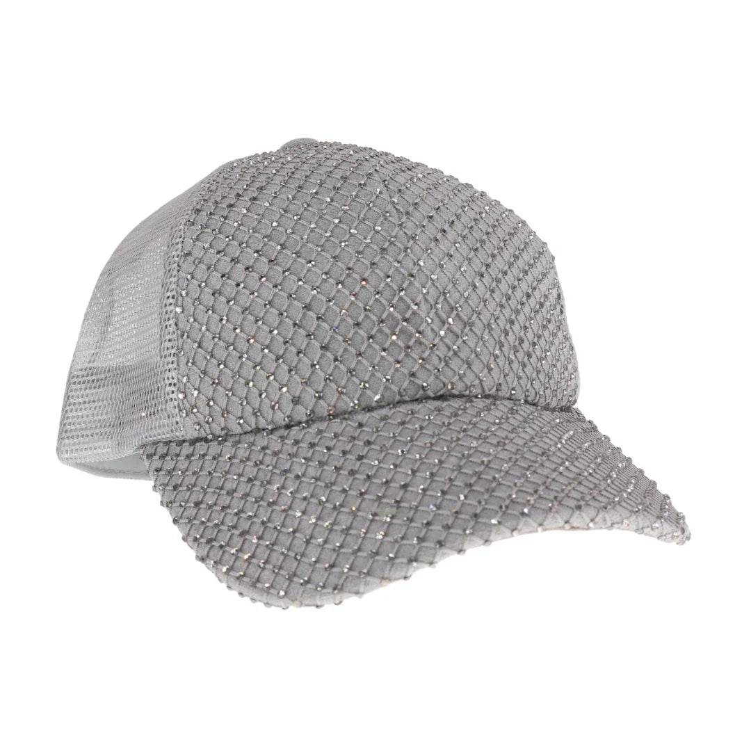 Rhinestone Adorned C.C Ball Cap