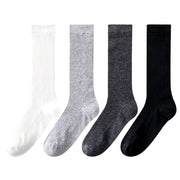RIBBED SOCKS FOUR PACK FREE SIZE TIMELESS DESIGN