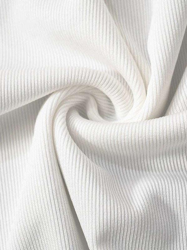 RIBBED TANK TOP IN VERSATILE SOLID COLOR