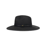 Ribbon and Leather Band C.C Panama Hat
