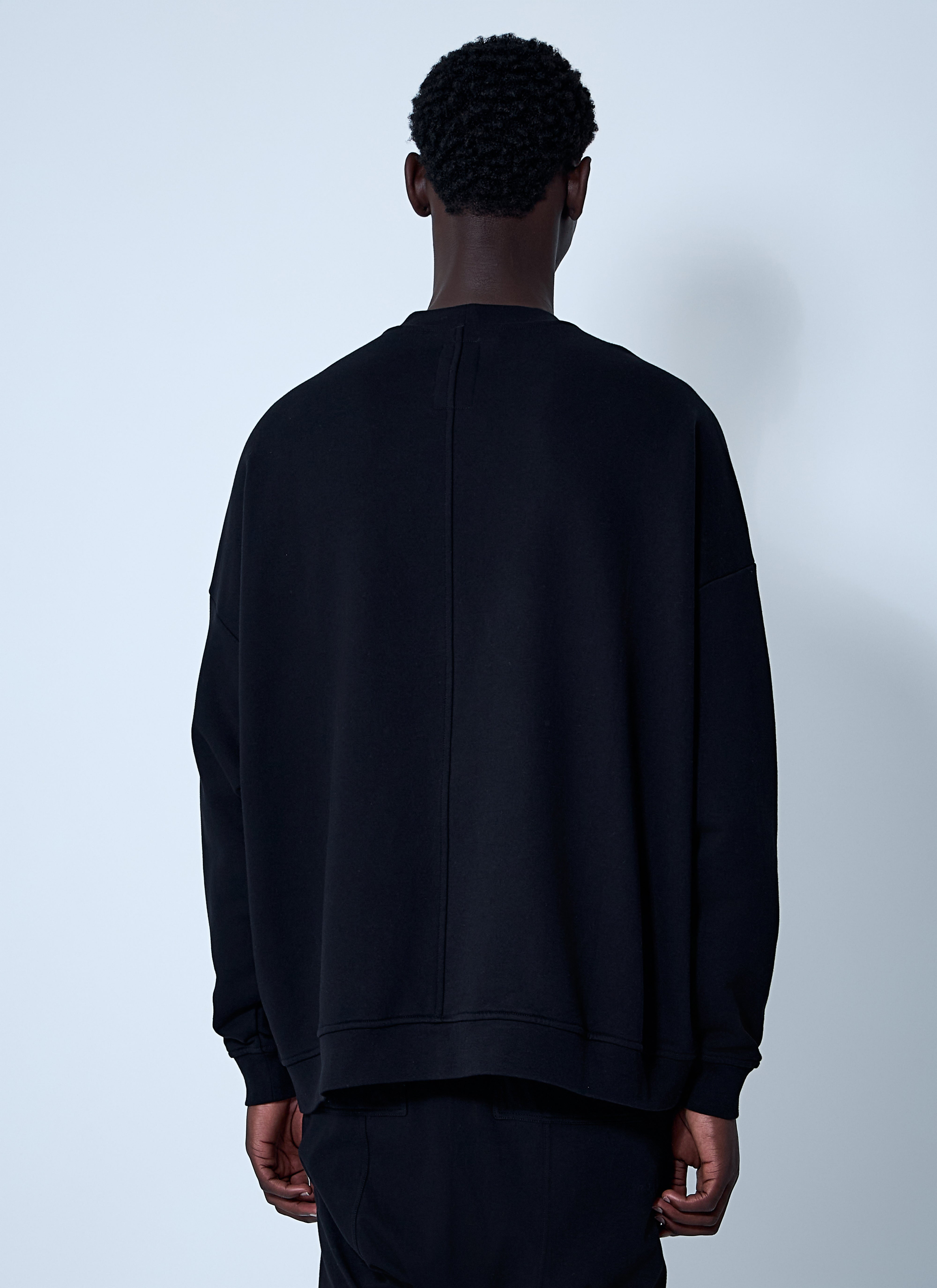 Rick Owens X Champion Men Text Print Sweatshirt