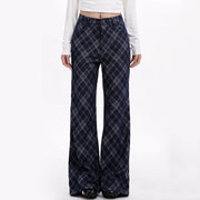 SCHOOL BLUE PLAID SKIRT FOR TIMELESS ELEGANCE IN THREE SIZES