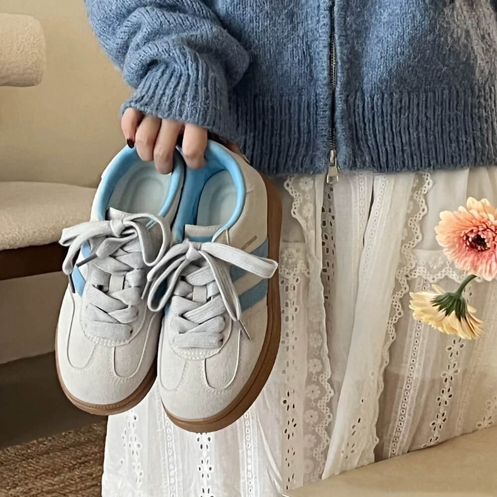 SERENE STEP LIGHT GREY SNEAKERS