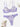 Sexy Floral Knit Lingerie Set in Polyester Fabric - Purple / S