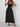 Sexy Slim Dress Sleeveless Sling Print Temperament Women’s Long Dress - Black / S