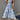 Sexy Slim Dress Sleeveless Sling Print Temperament Women’s Long Dress - Clear blue / S