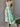 Sexy Slim Dress Sleeveless Sling Print Temperament Women’s Long Dress - Green / S