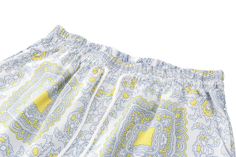 SHIRT AND SHORTS SET WITH MANCHES COURTES RESPIRANTE PATTERNED DESIGN