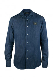 Philipp Plein Men Diamond Cut Ls Skull Shirt