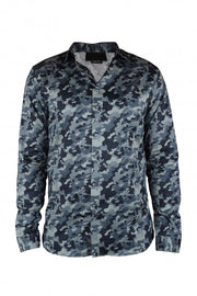 Philipp Plein Men Ls Camouflage Shirt