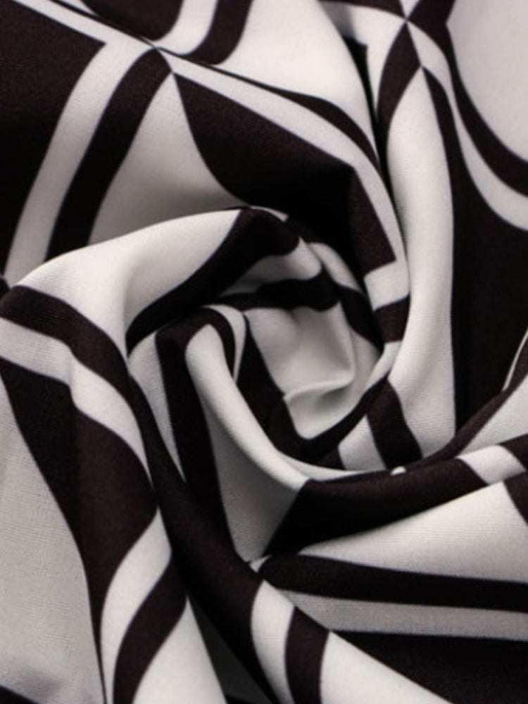 SHORT-SLEEVED BUTTON-DOWN ROMA SHIRT VINTAGE ART PRINT