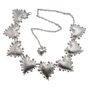SILVER HEART CHAIN BELT: ELEGANT HEART CHAIN