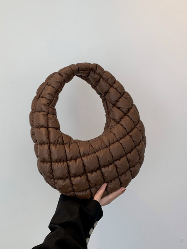 Simple dumpling bag handbag - Coffee / FREESIZE