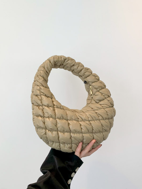 Simple dumpling bag handbag - Khaki / FREESIZE