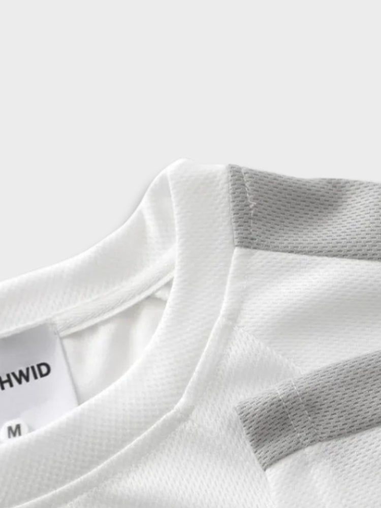 APPAREL SET WITH SHIRT, SHORTS, AND SUNGLASSES - LIGHT STRIPED DECARBA