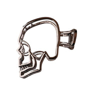 SKULL HAIR CLAW CLIP GRUNGE STYLE SKULL