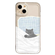 SLEEPING KITTEN IPHONE CASE ADORABLE PHONE PROTECTOR