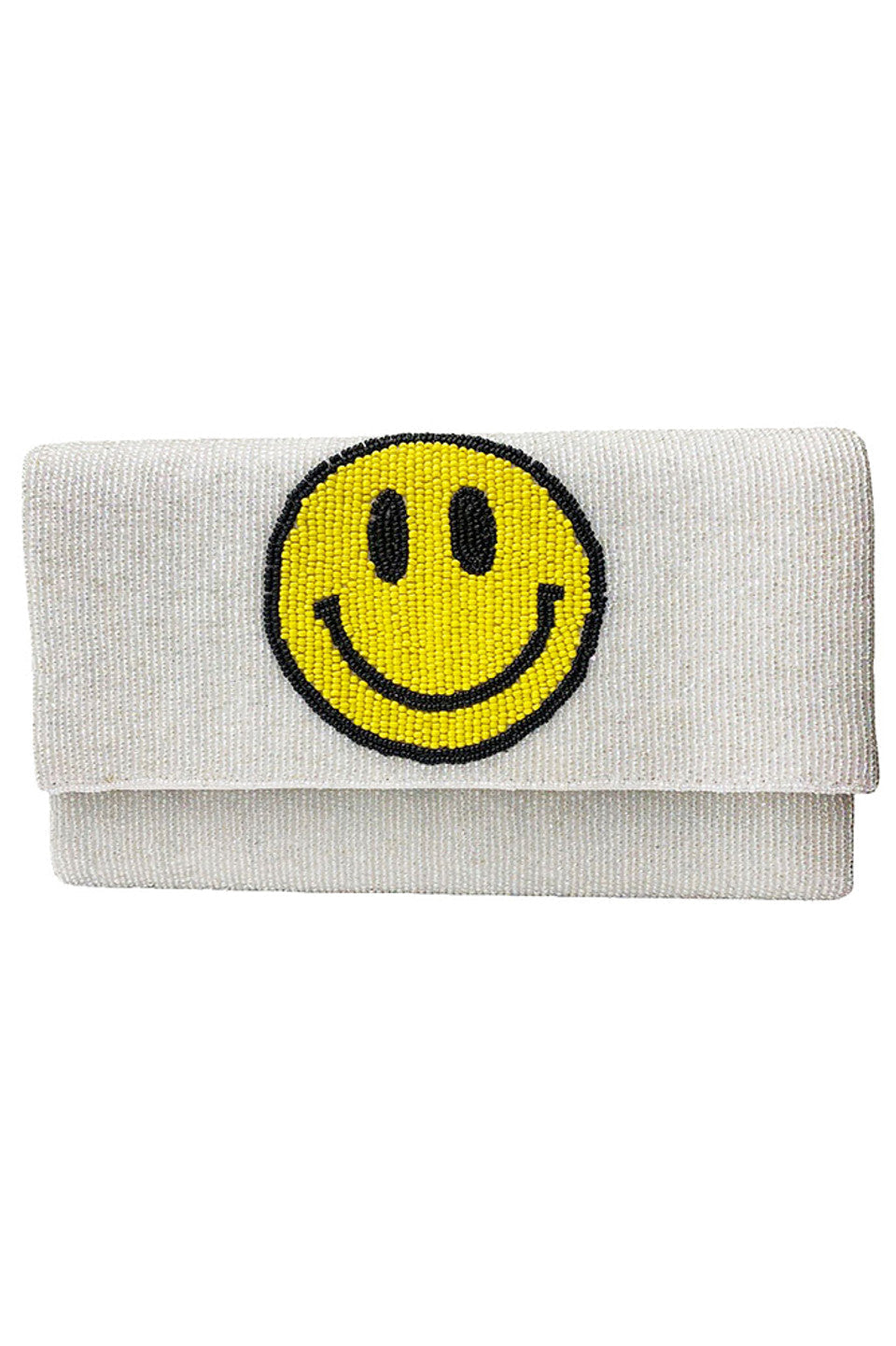 Smile Glass Beads Clutch