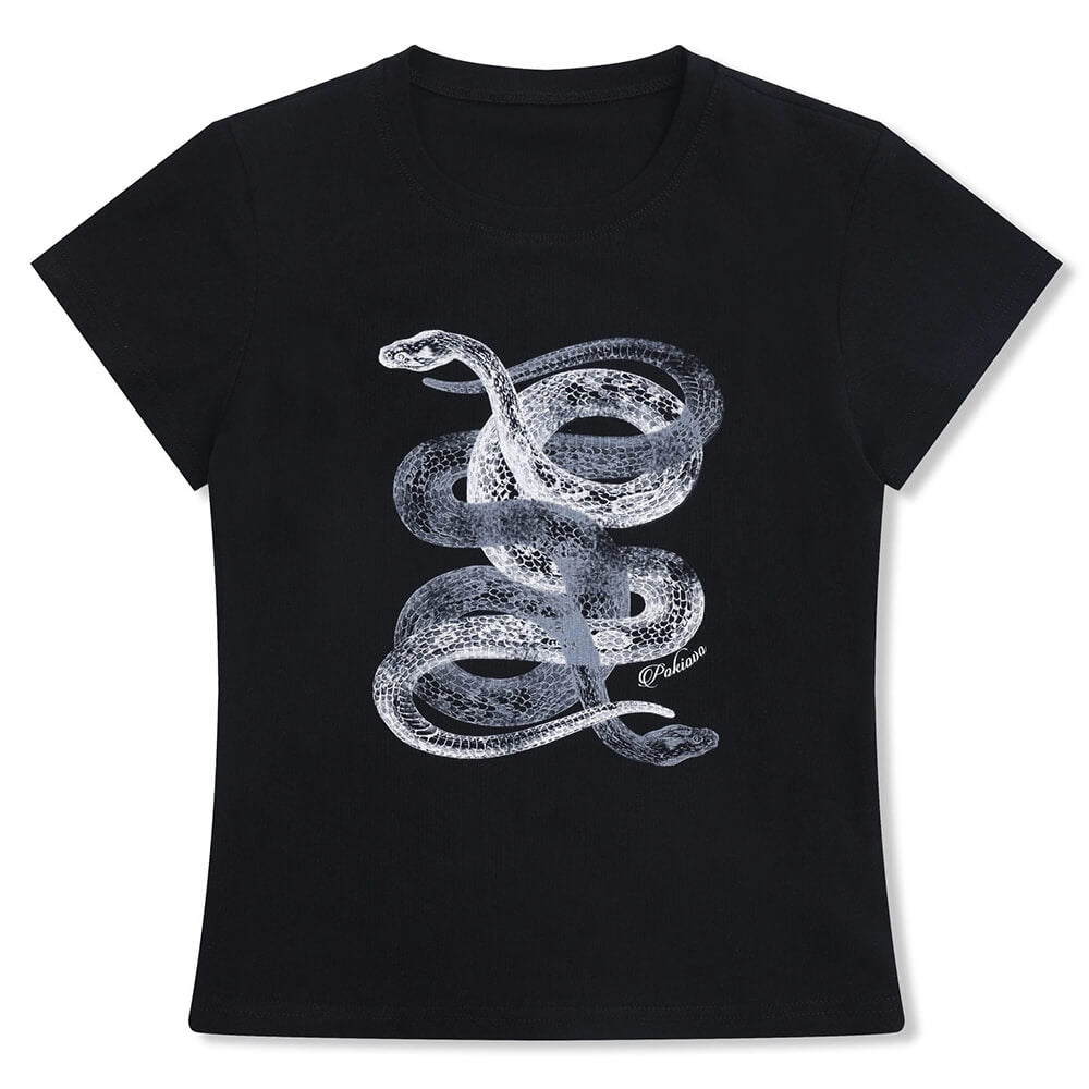 SNAKE GRAPHIC T-SHIRT RED SERPENT