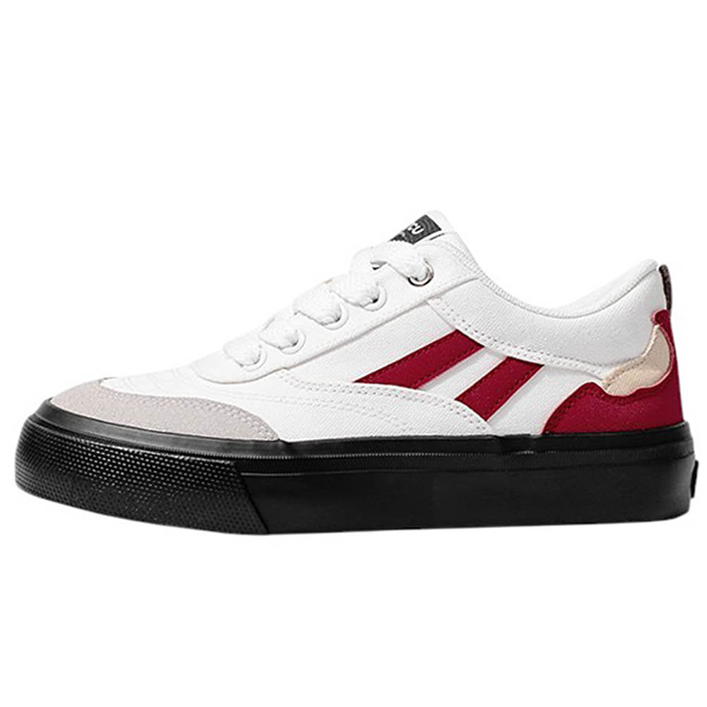 SNEAKERS CHERRYBLOOM LOW TOPS: RED ACCENT LOW TOPS