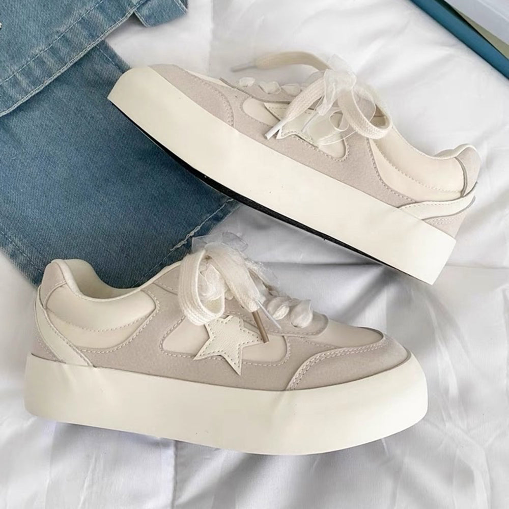 SNEAKERS STAR PATCH SERENITY MINT GREEN
