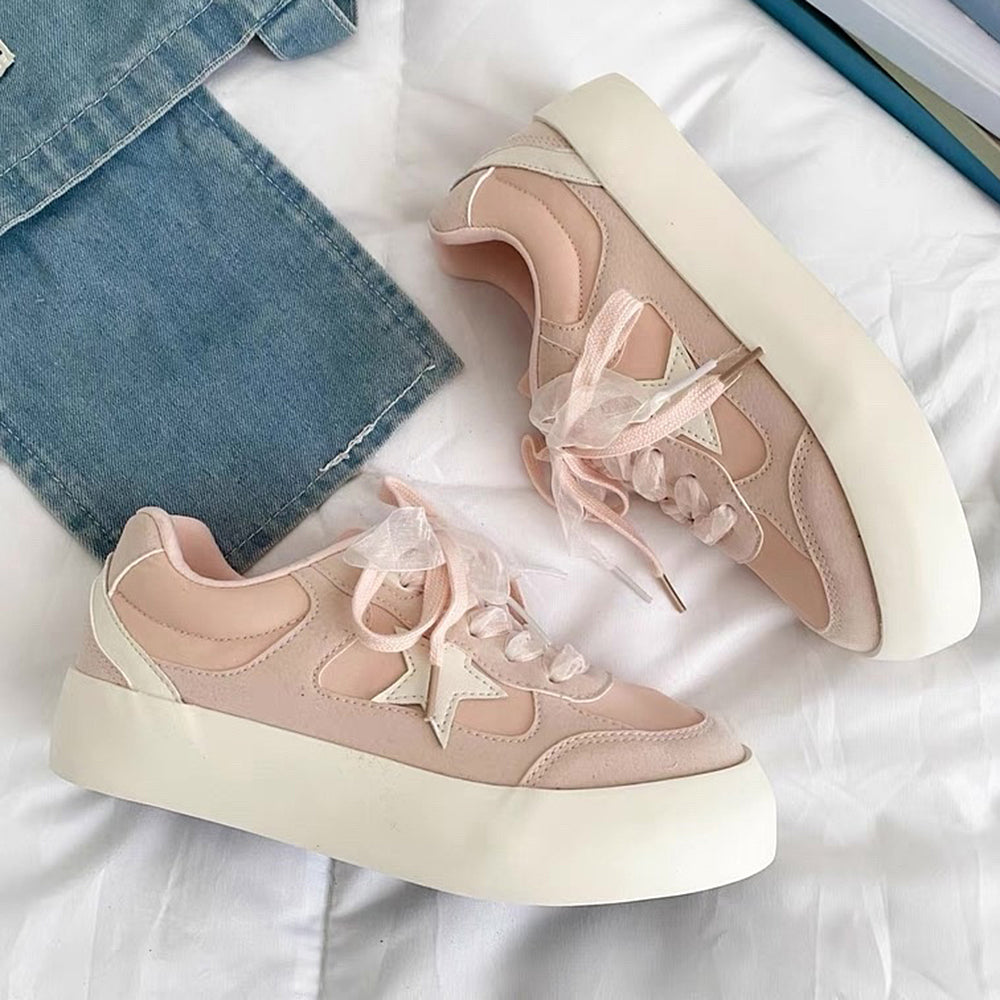 SNEAKERS STAR PATCH SERENITY MINT GREEN