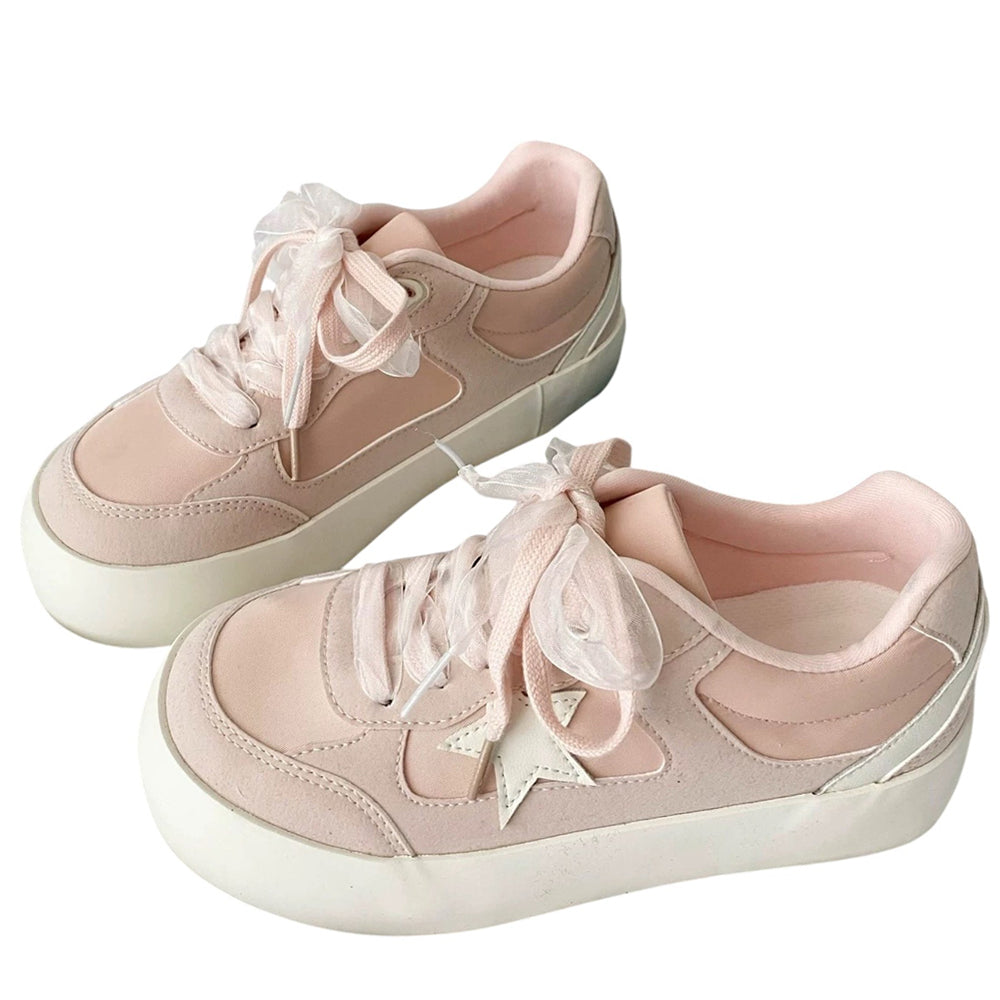 SNEAKERS STAR PATCH SERENITY MINT GREEN