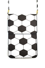 Soccer Cellphone Crossbody with Clear Window