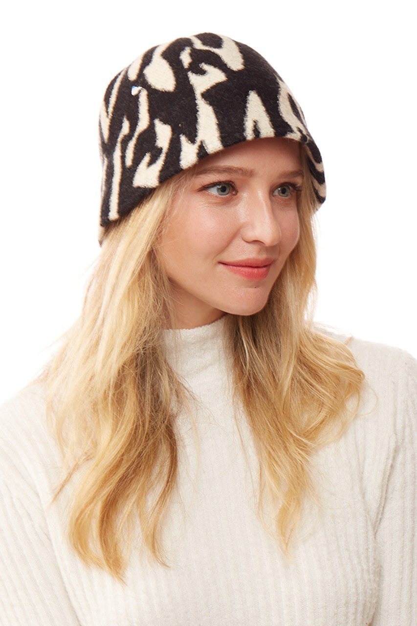 SOFT FABRIC LEOPARD BUCKET HAT