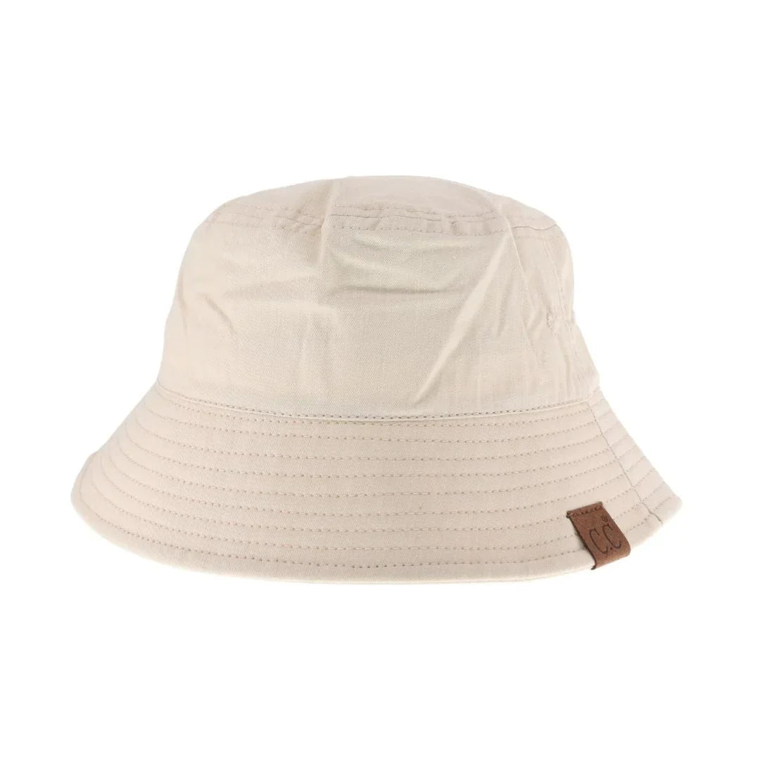 Solid Cotton C.C Bucket Hat