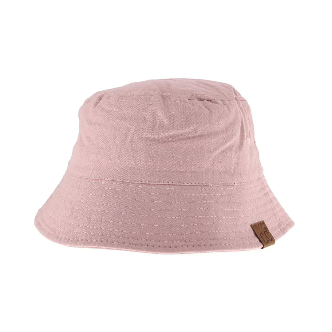 Solid Cotton C.C Bucket Hat