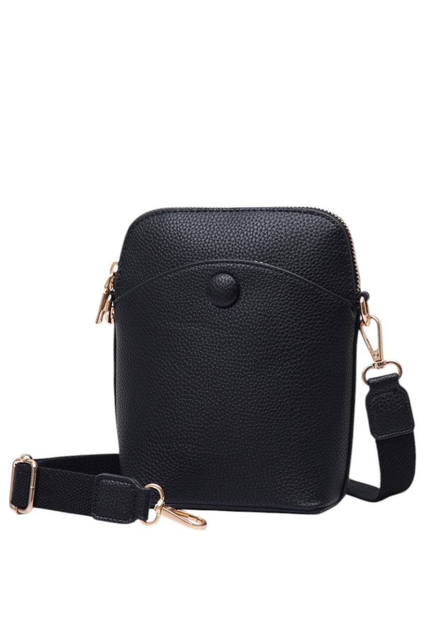 Solid PU Mini Crossbody Bag
