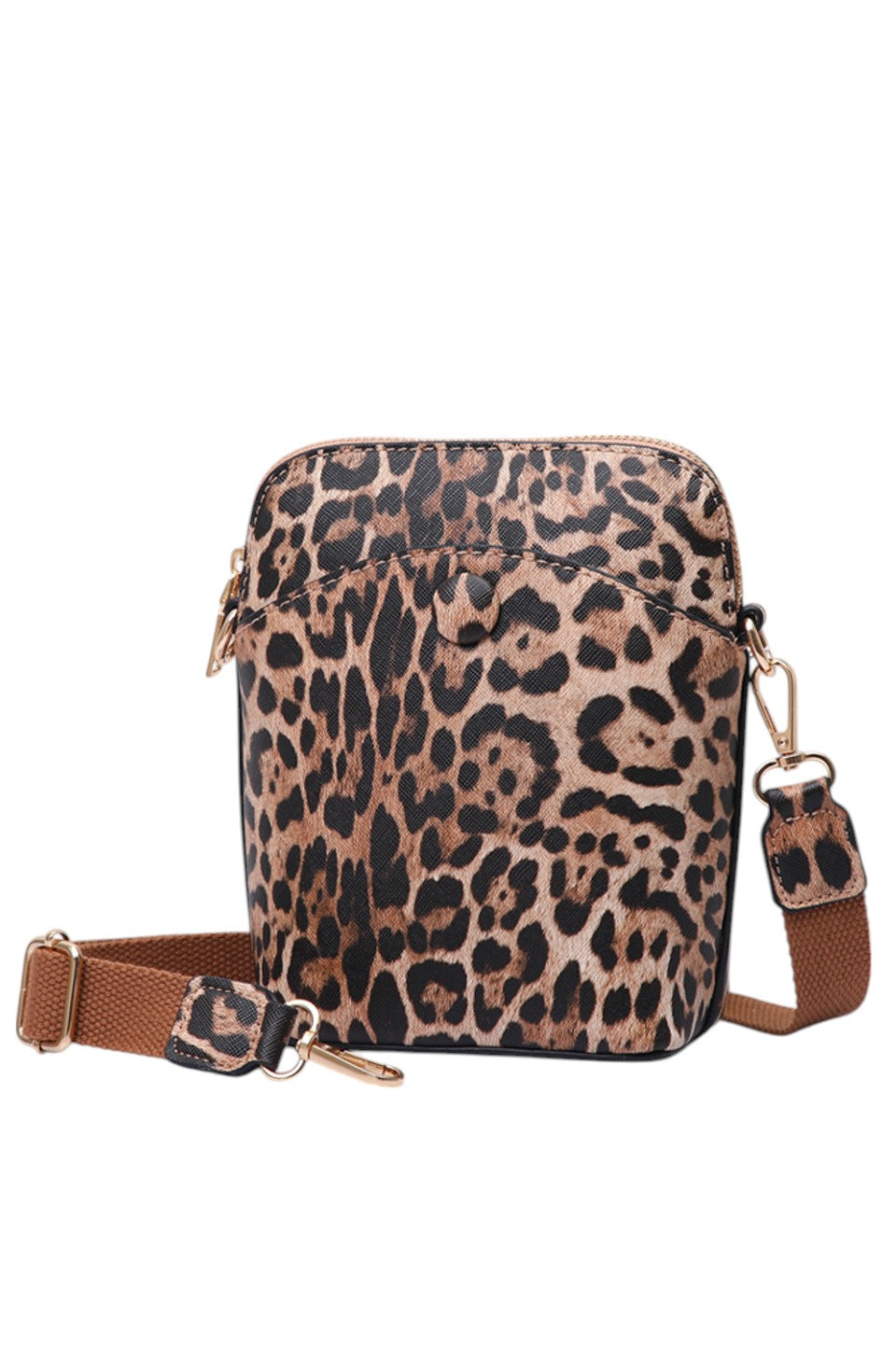 Solid PU Mini Crossbody Bag