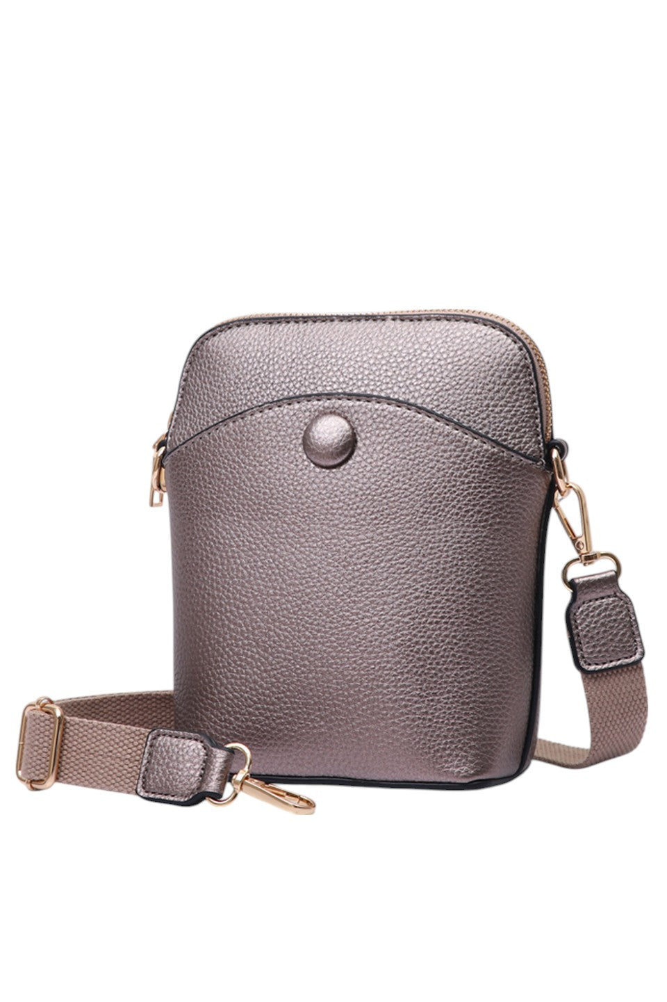 Solid PU Mini Crossbody Bag