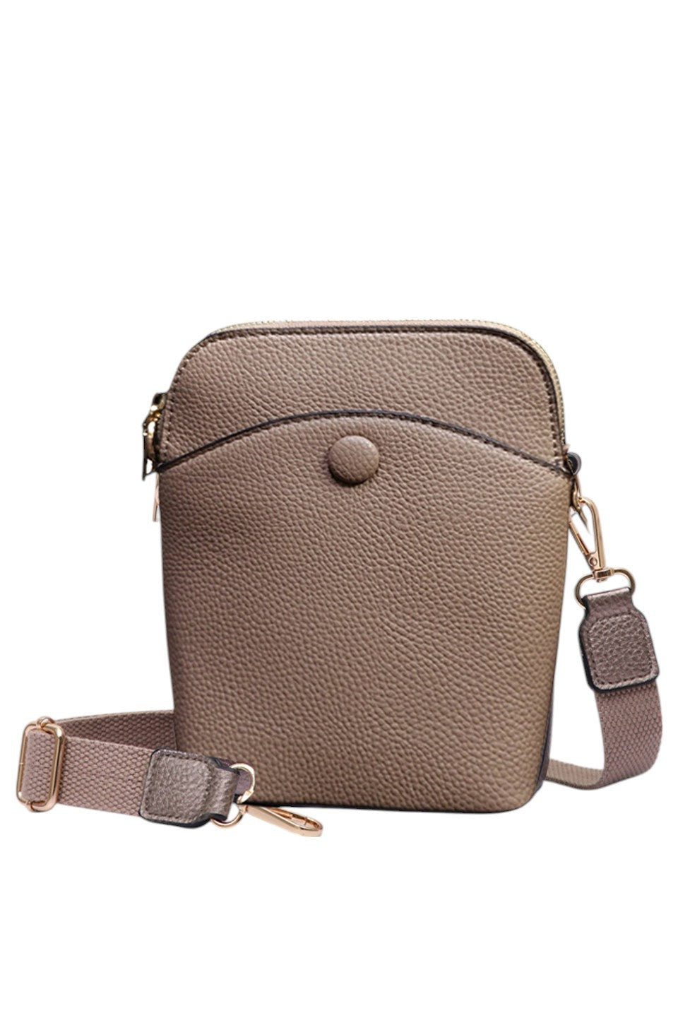 Solid PU Mini Crossbody Bag