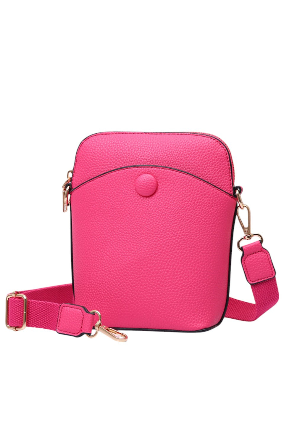 Solid PU Mini Crossbody Bag