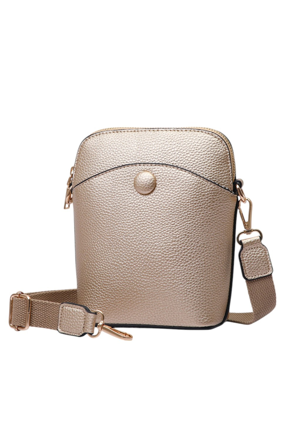 Solid PU Mini Crossbody Bag