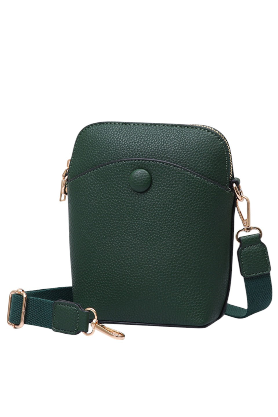 Solid PU Mini Crossbody Bag