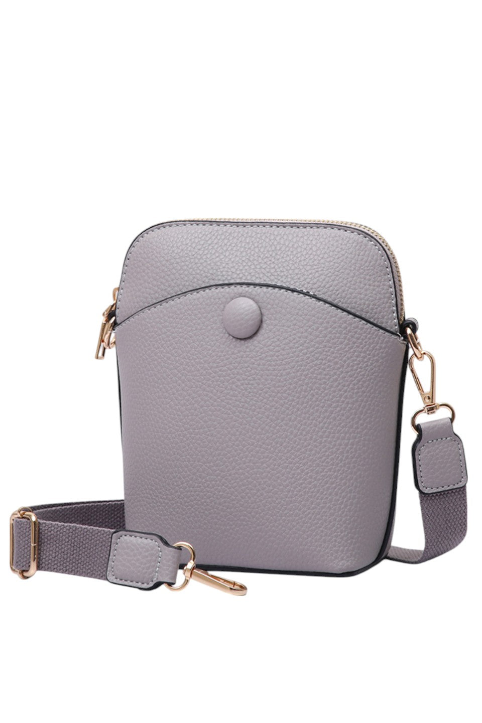Solid PU Mini Crossbody Bag