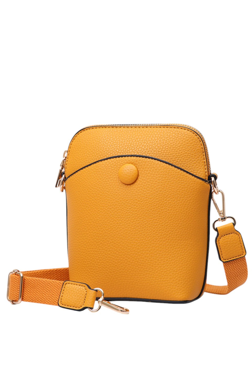 Solid PU Mini Crossbody Bag