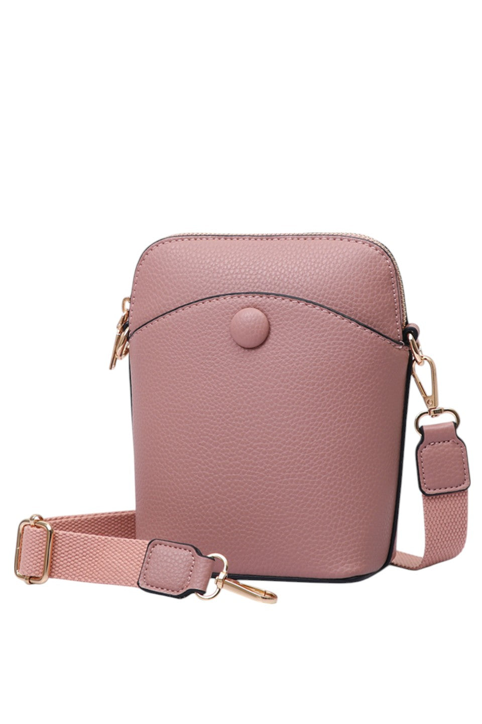 Solid PU Mini Crossbody Bag